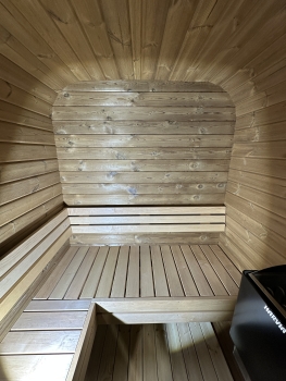Innenansicht Mini-Sauna
